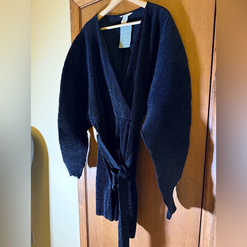 H&M Black Long Sleeve Dress